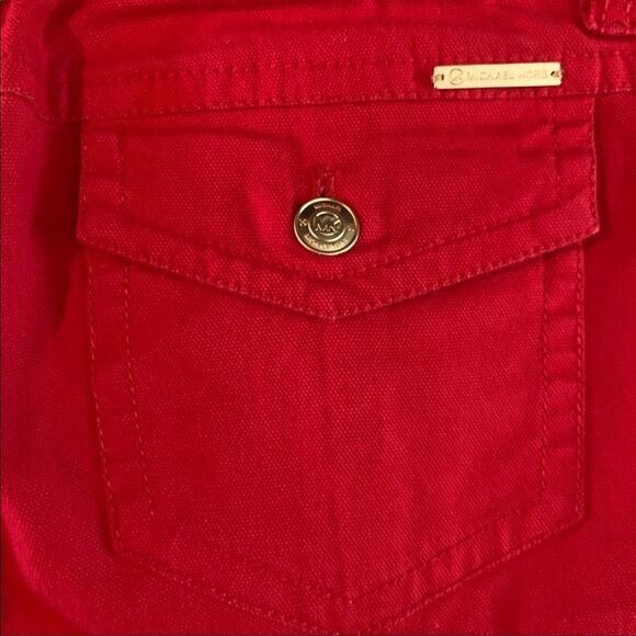 Michael Kors Rocker Zip Embellished Pocket Skinny Jeans - Picture 7 of 13